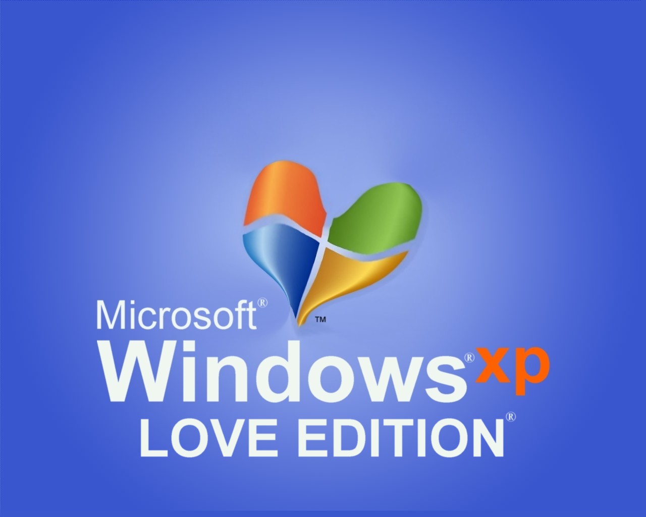 Wallpaper Puter For Windows Xp Love Edition