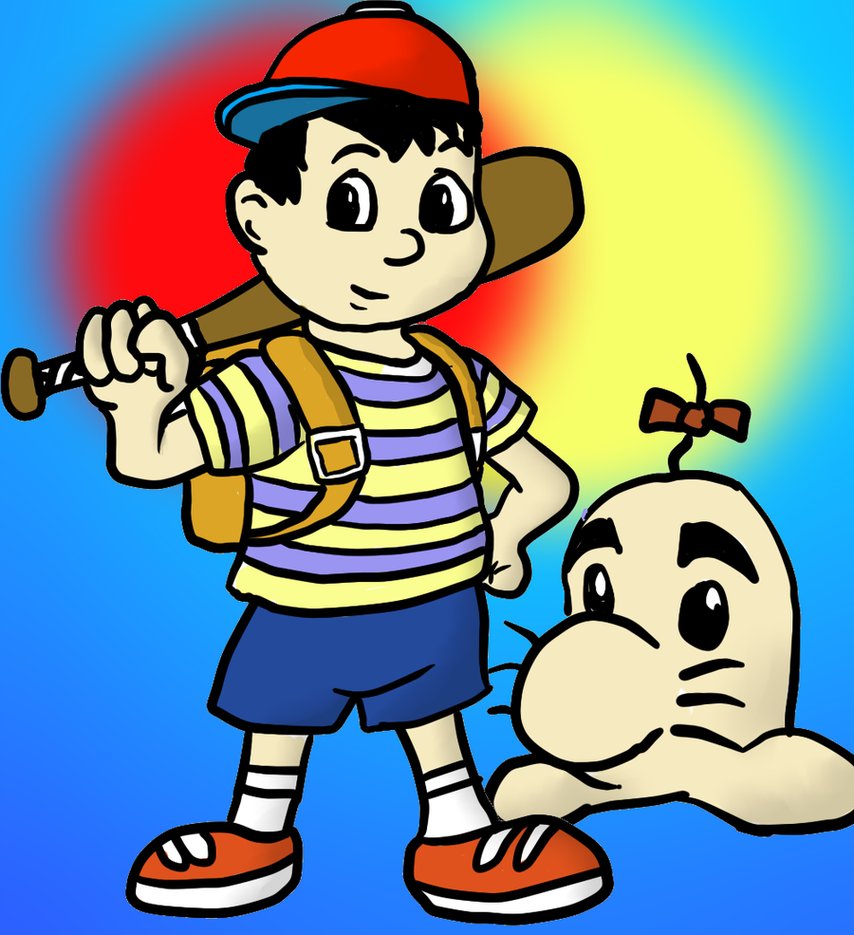 Ness And Mr Saturn By Enricthepenguin92