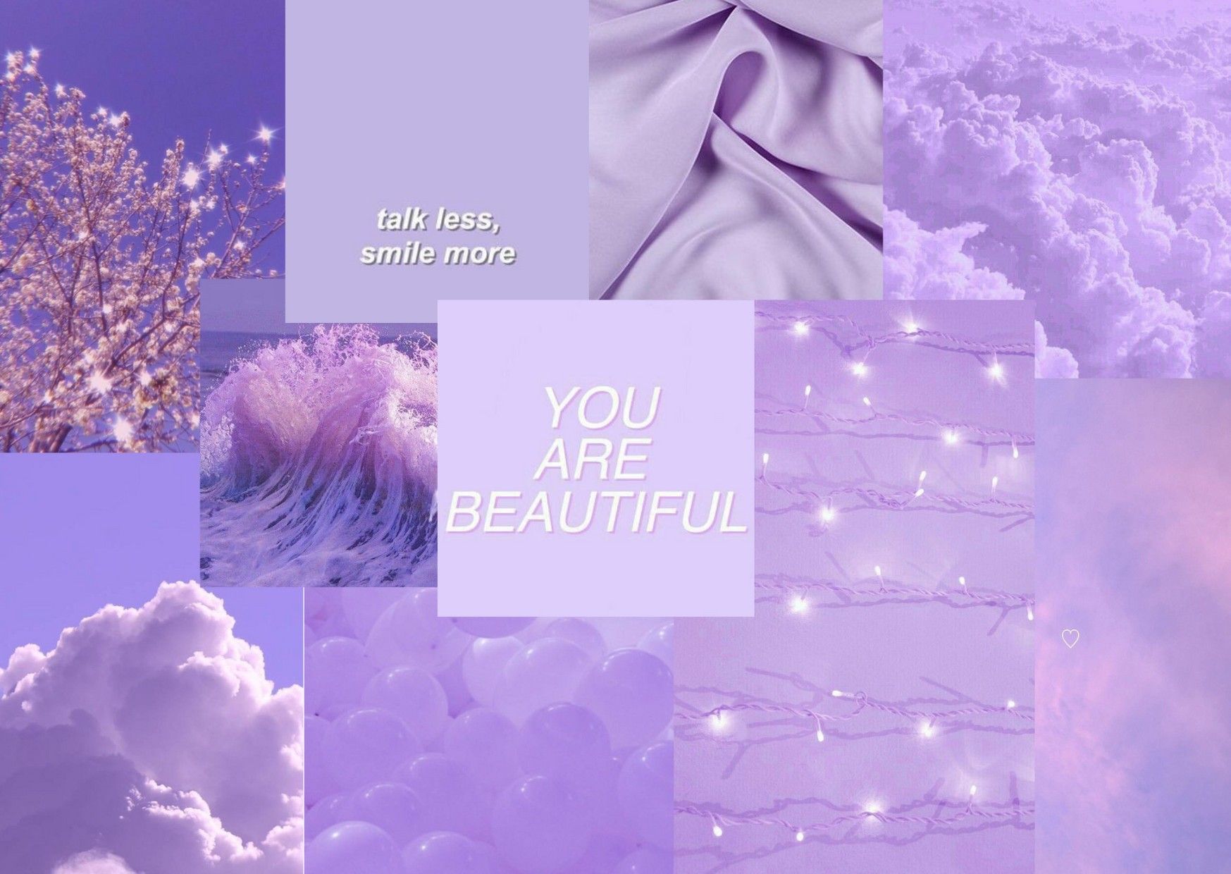 Cute Aesthetic Wallpaper For Laptop Purple