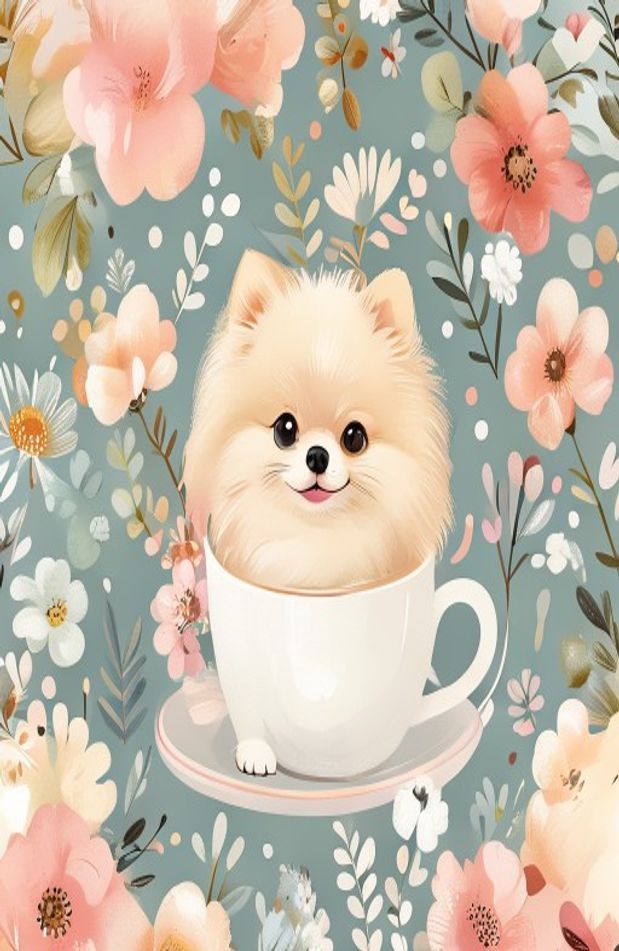 Teacup Pomeranian Wallpaper