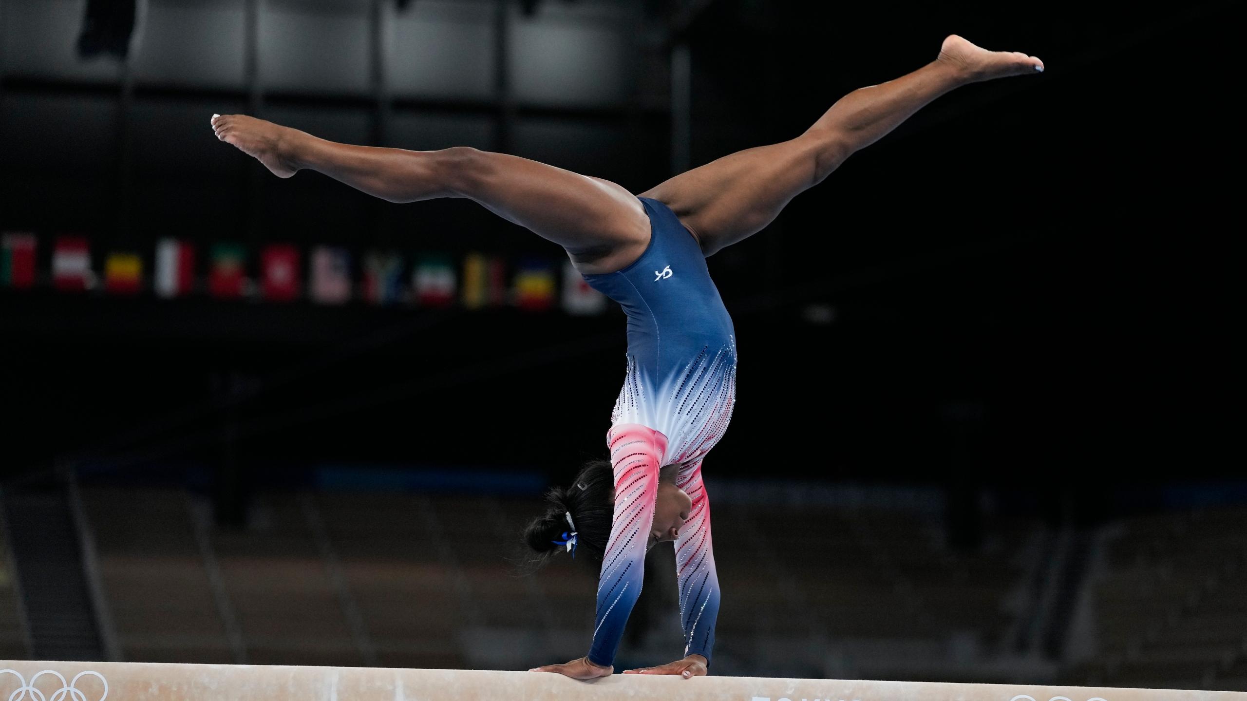Biles Returns To Olympic Competition Wins Bronze On Beam