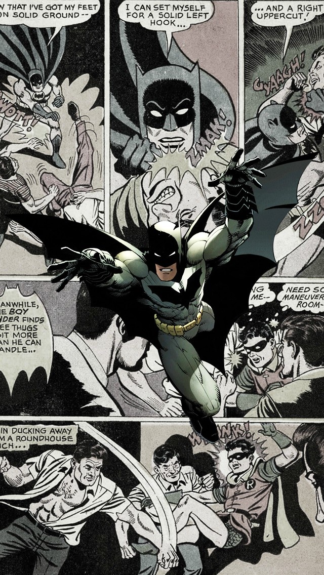 Batman Comic Wallpaper 640x1136