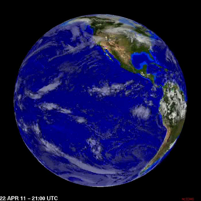 Global Montage Of Geostationary Satellite Image Click To Play