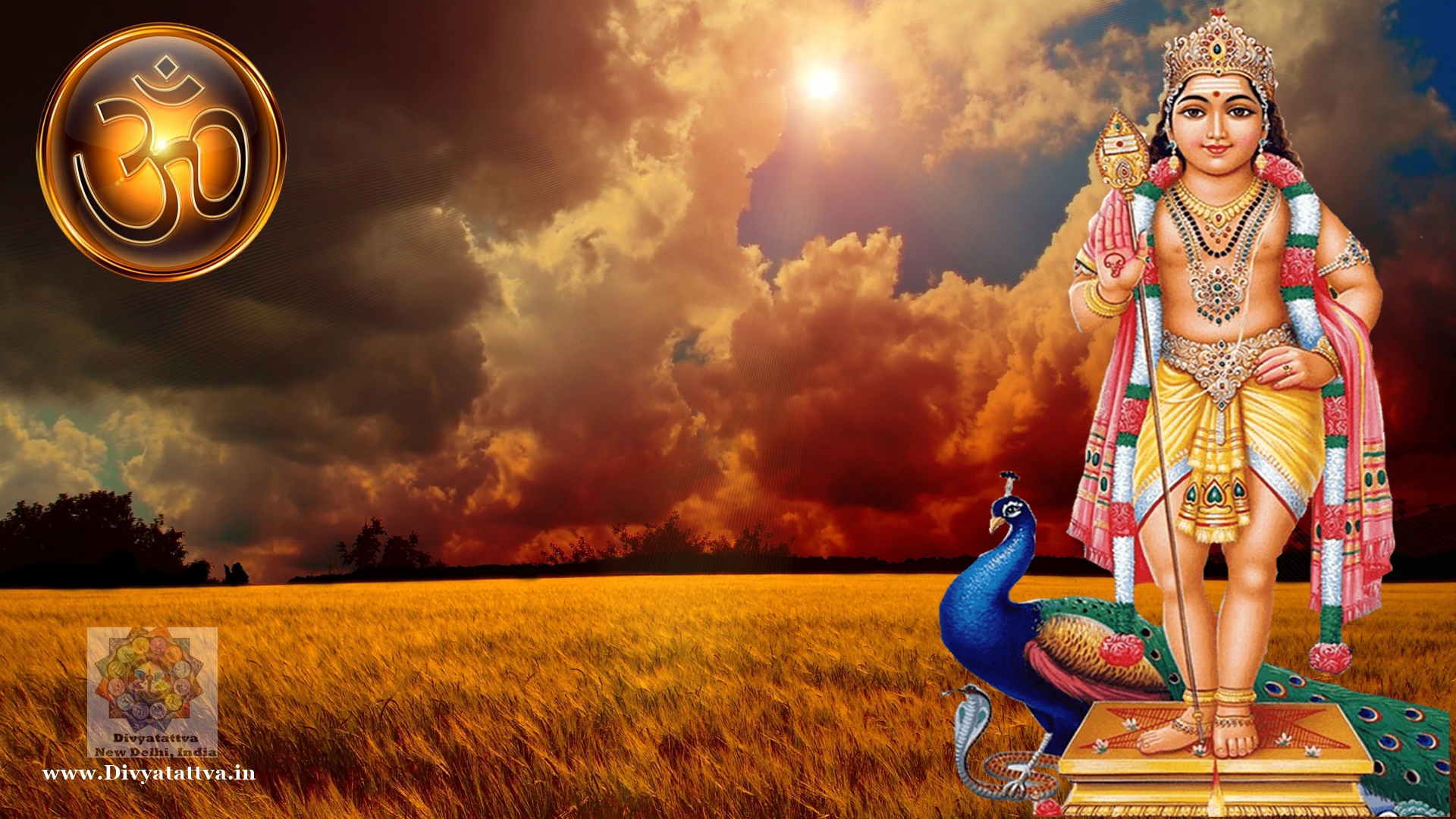 Hindu God Muruga Kartikeya Subrahmanya 4k HD Wallpaper To