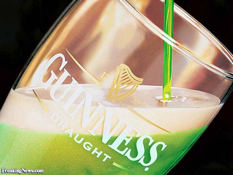 Green Guinness Beer Pictures Freaking News