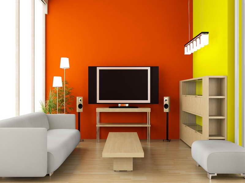 Pick Best Indoor Paint Color Binations With Orange And Yellow