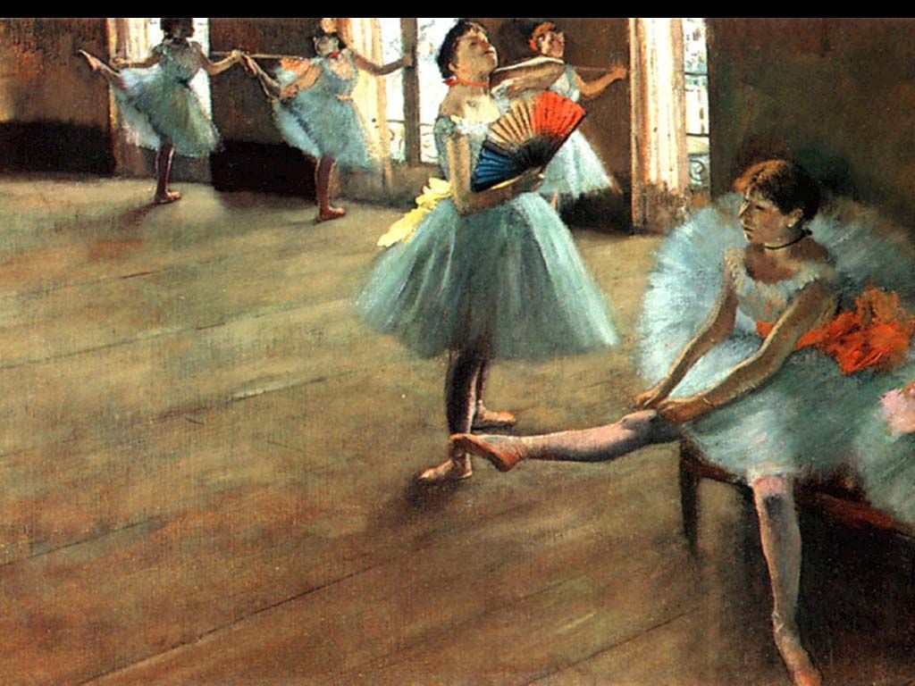 Degas Ballerina Wallpaper Top Background