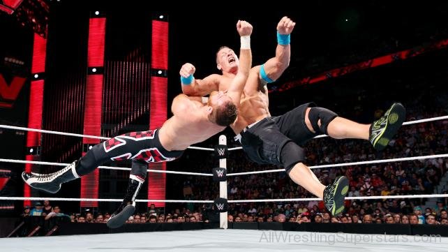 John Cena Action On Sami Zayn