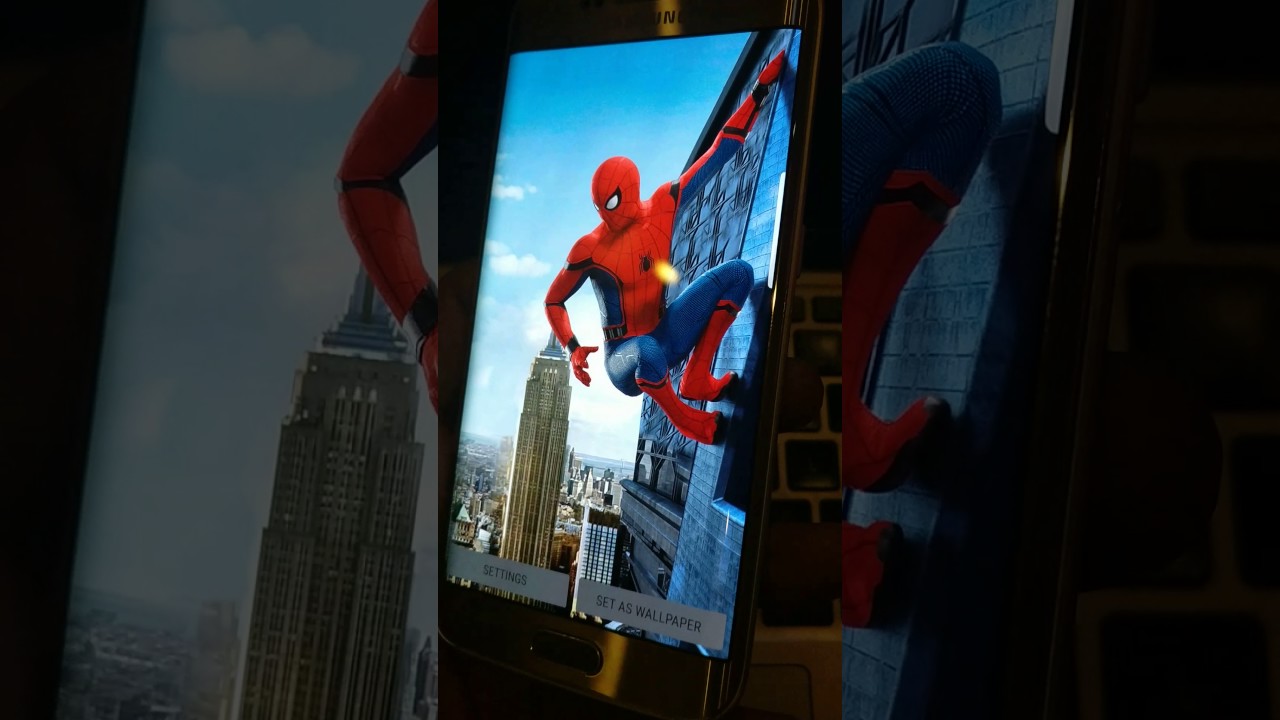 3d Wallpaper Spiderman Homeing Best App Android Live