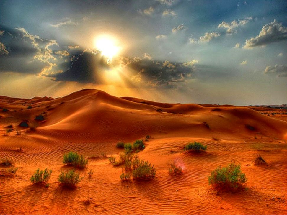 Desert HD Wallpaper Sun Mega