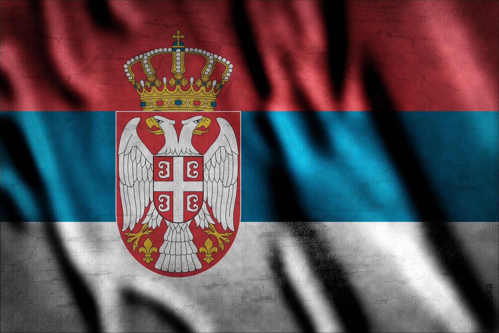 Zastava I Grb Srbije Serbian Flag Coat Of Arms Serbia Wallpaper
