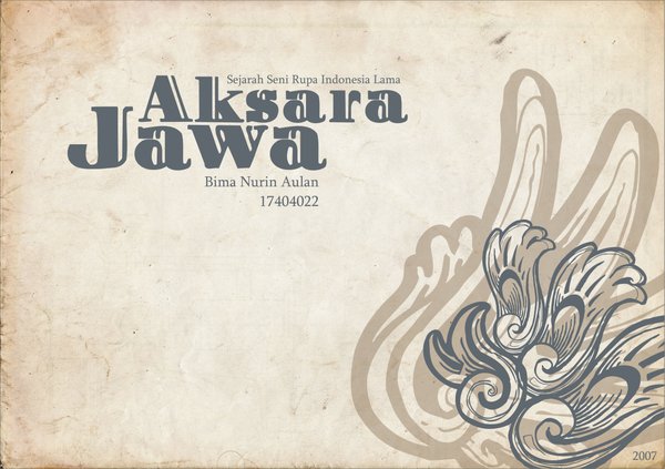 Aksara Jawa Coverbook By Madcat7777777