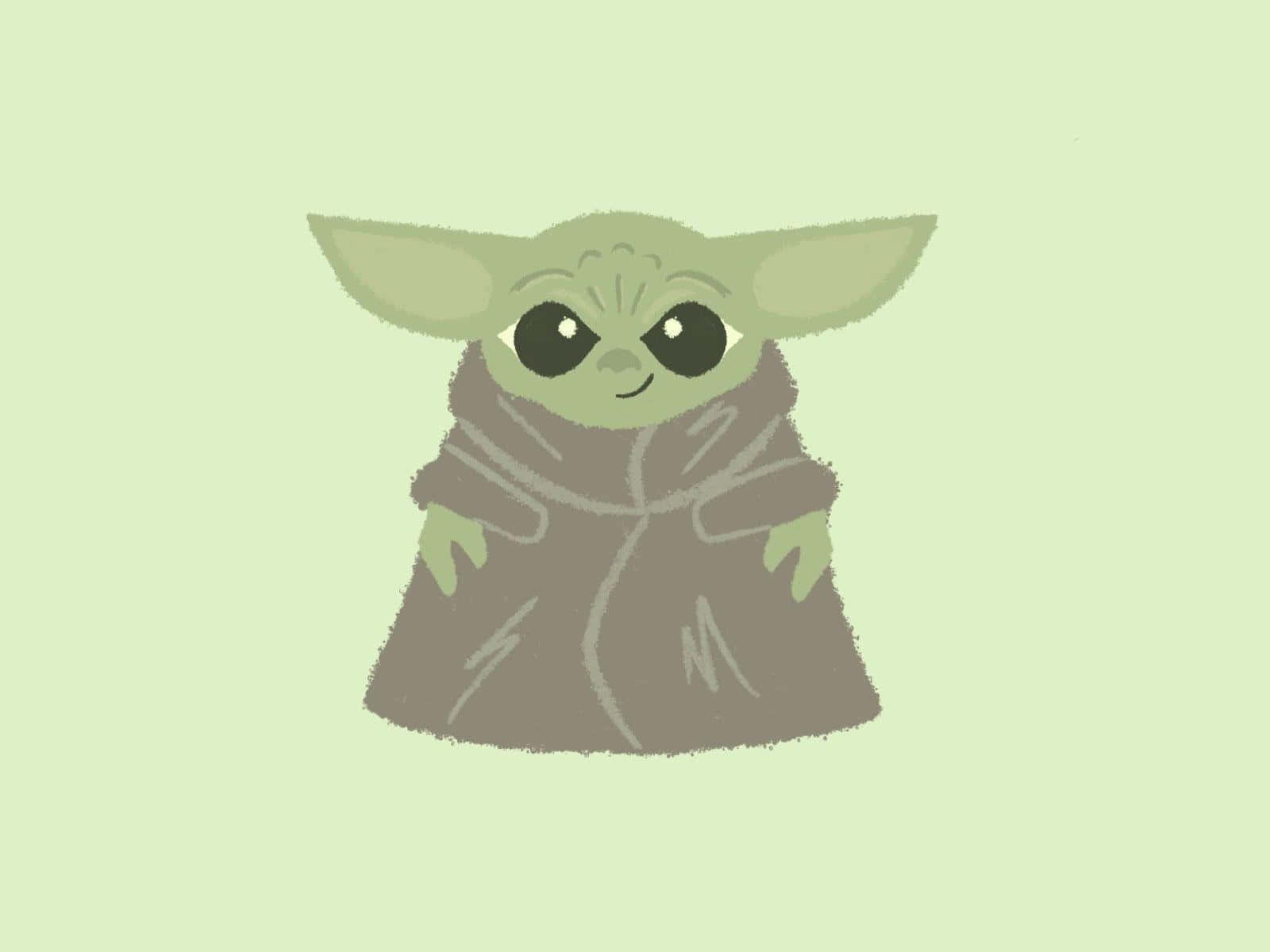 Love Yoda Embrace Baby Wallpaper