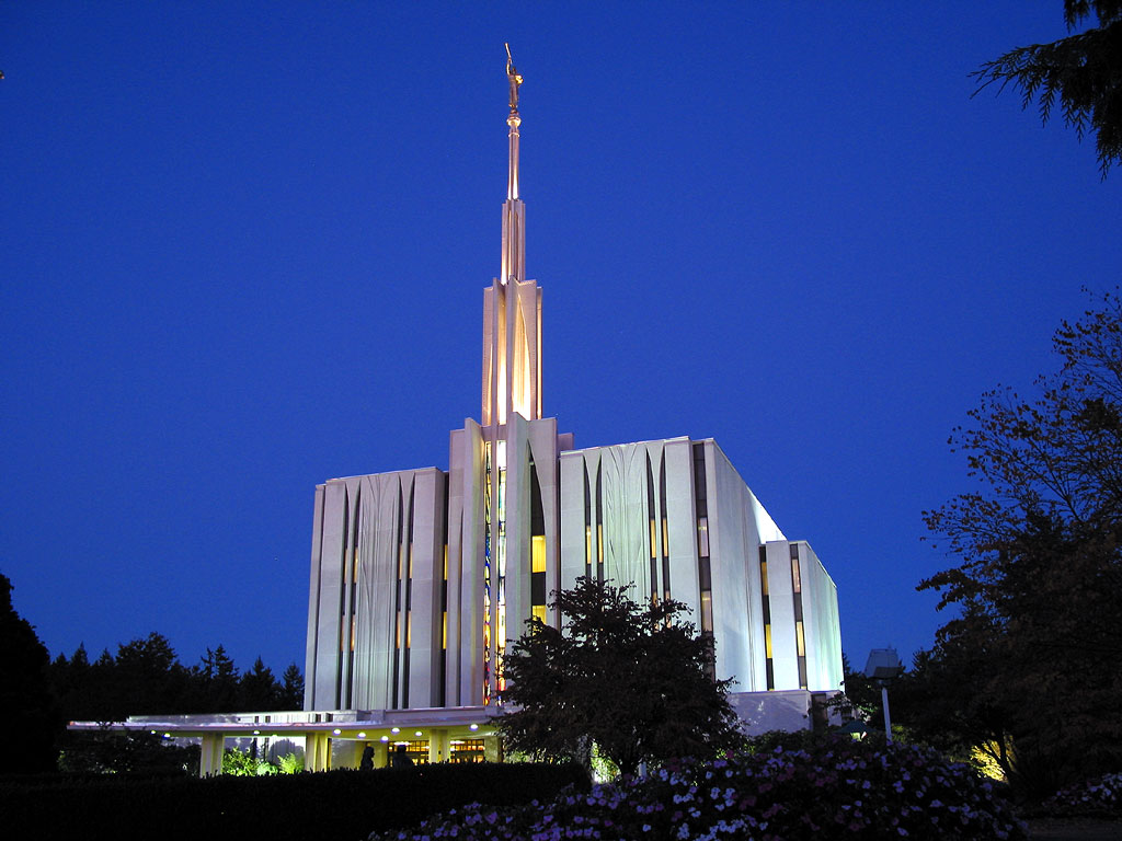 Seattle Washington Lds Mormon Temple Photograph