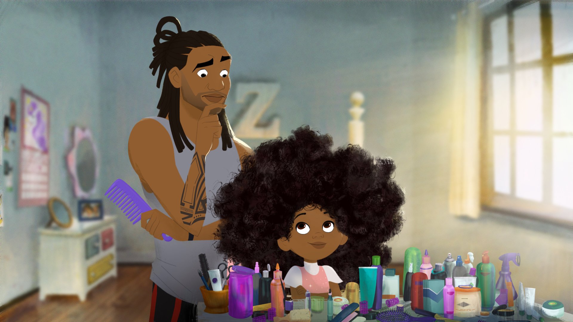 Hair Love Celebrates Black Father Daughter Relationships