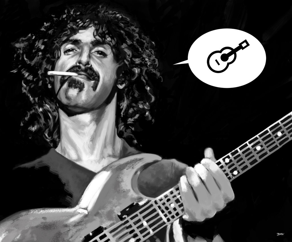 Frank Zappa by Divem on