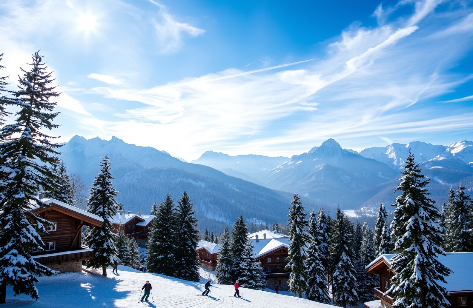 Ski Resort Wallpaper