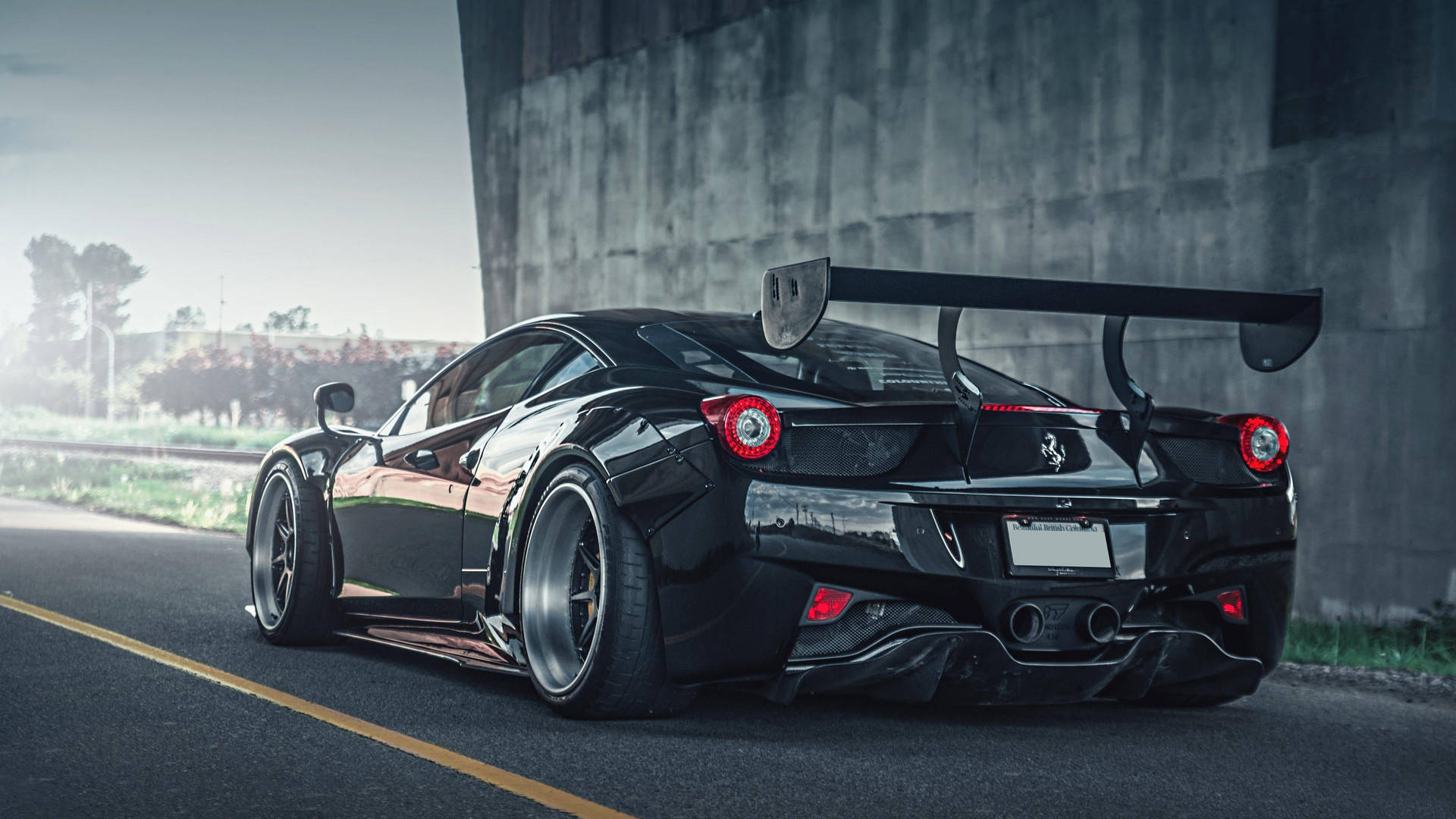 Black Car HD Wallpaper