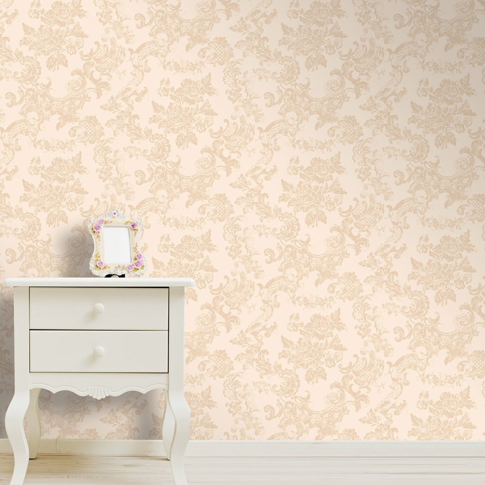 Coloroll Vintage Lace Wallpaper Country Cream Is