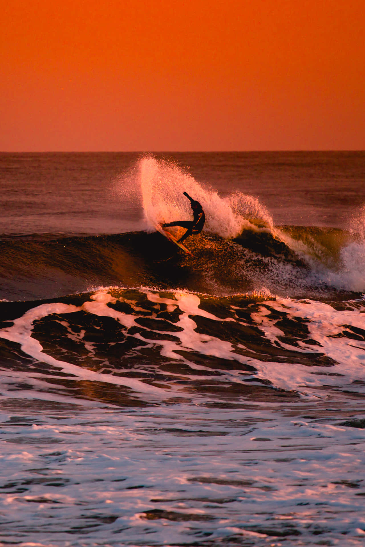 Surfing iPhone Wallpaper