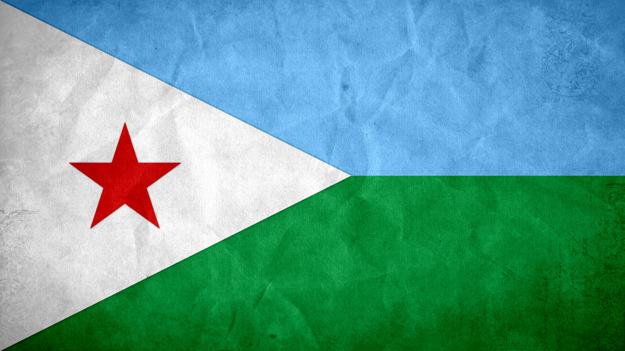 Djibouti Grunge Flag By Syndikata Np