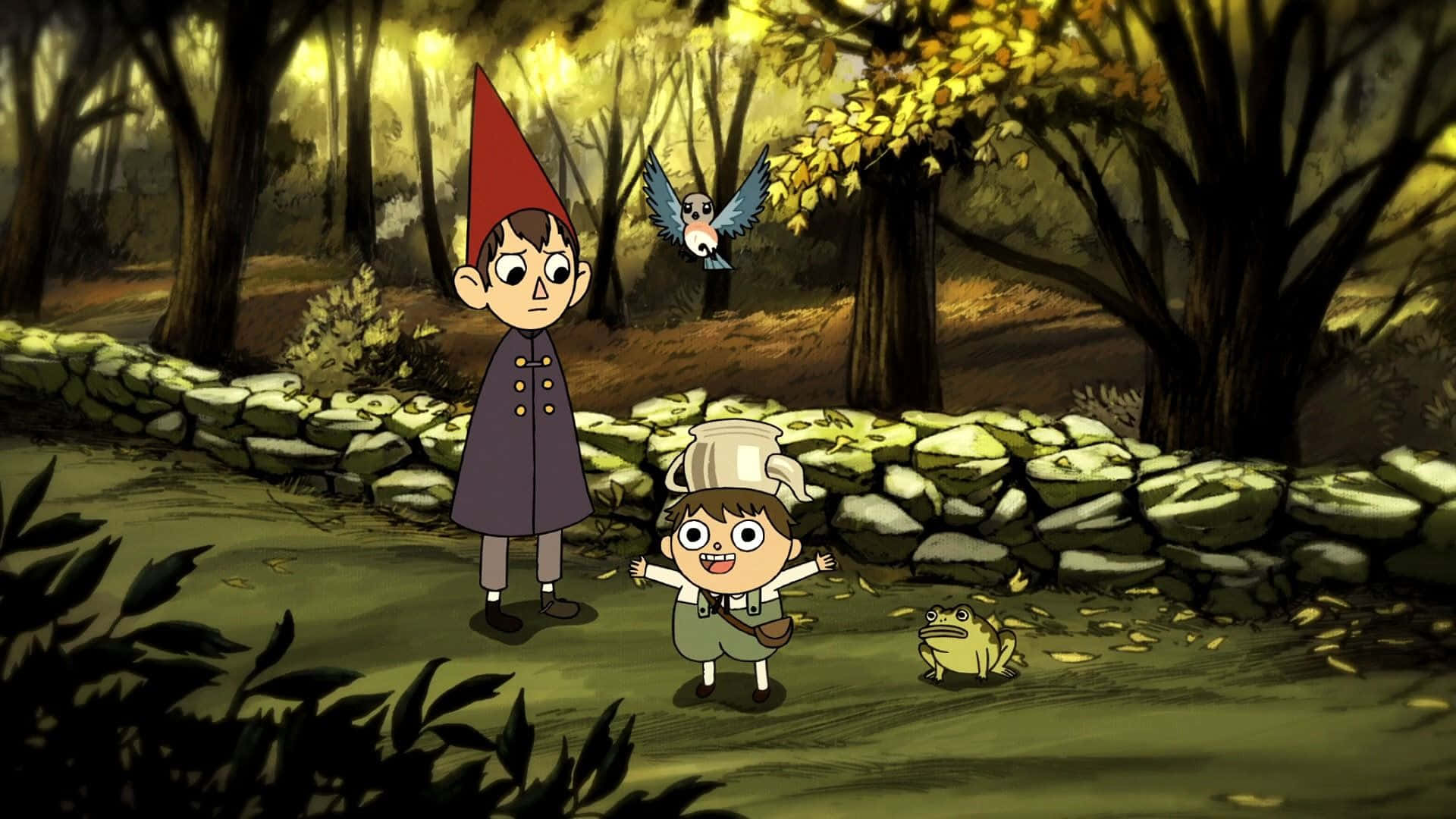 Over The Garden Wall X Background Wallpaper