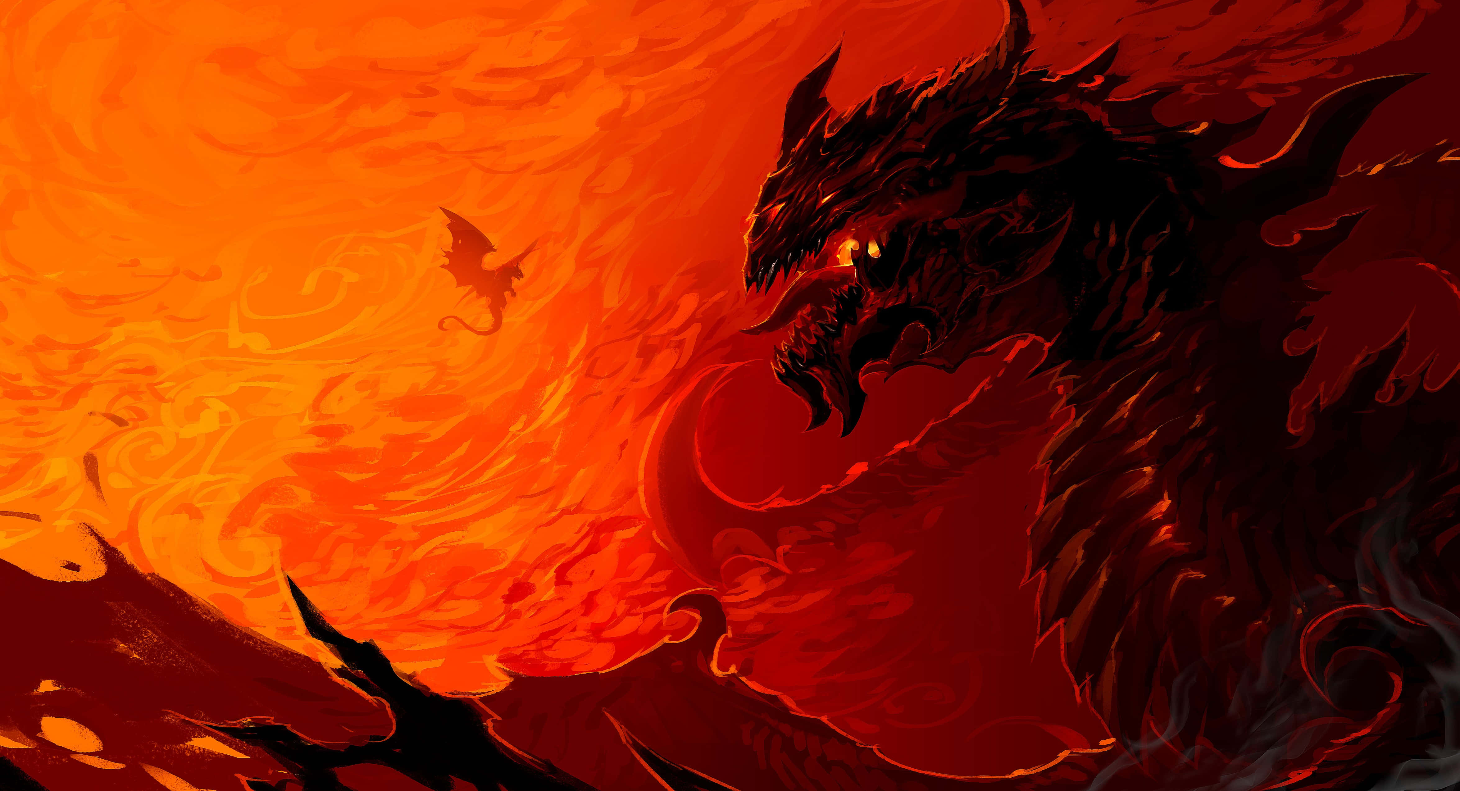 Mythical Dragon Wallpaper