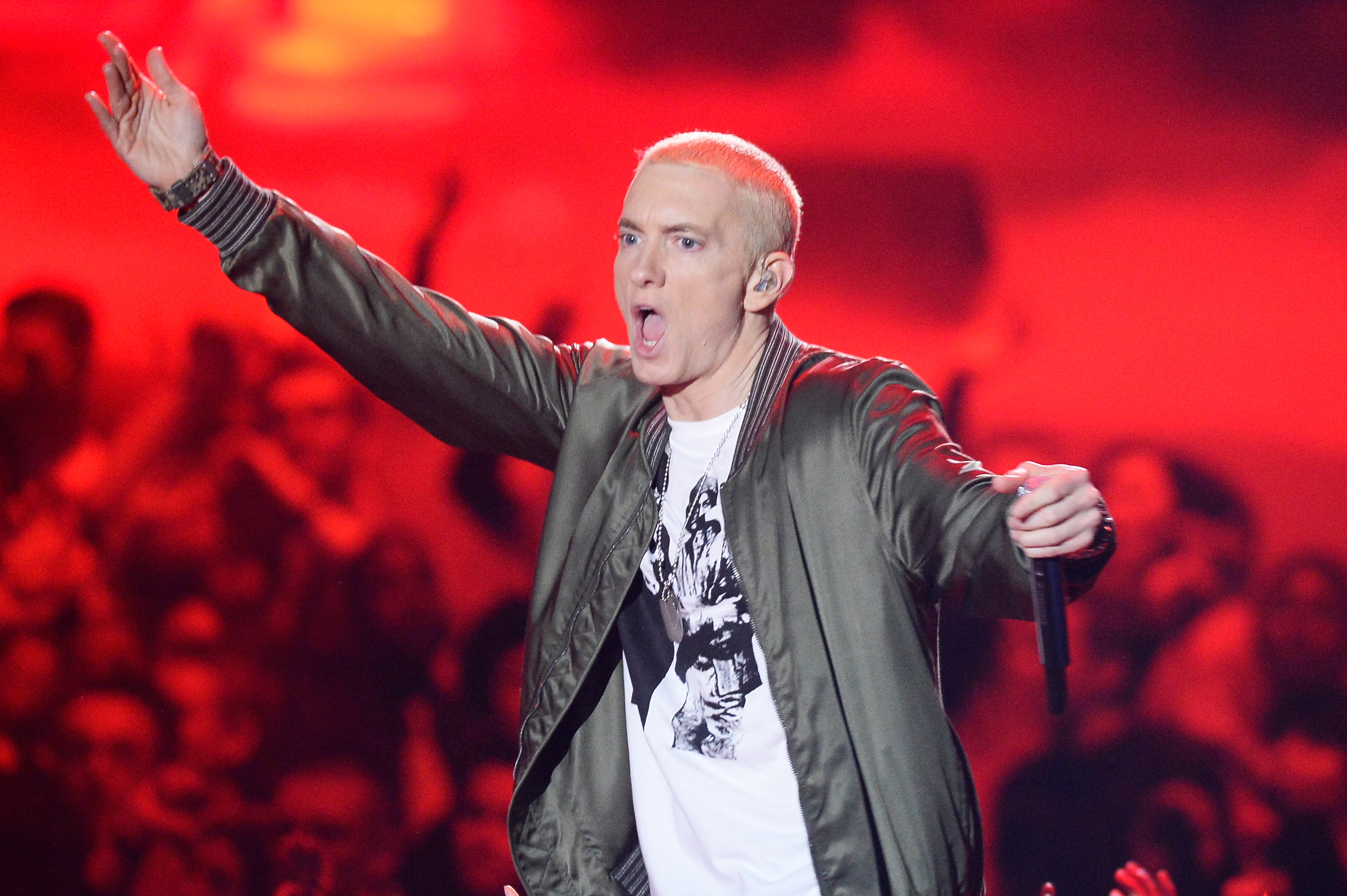 Eminem Wallpaper HD Mtv Movie Awards Show Shouting