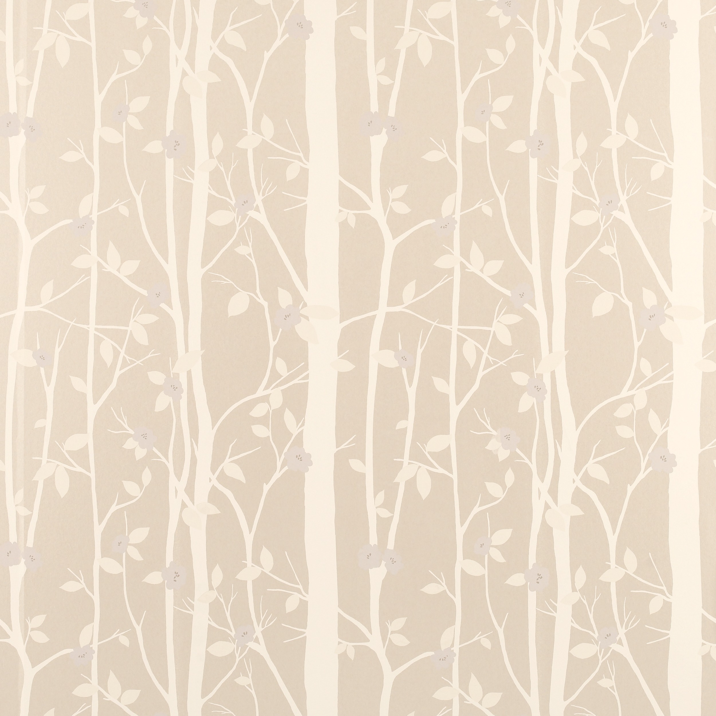 Home Decorating Wallpaper Cottonwood Natural Leaf