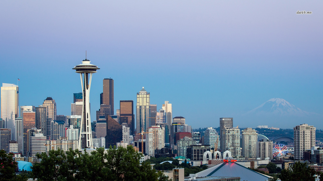 Seattle By Day Wallpaper World