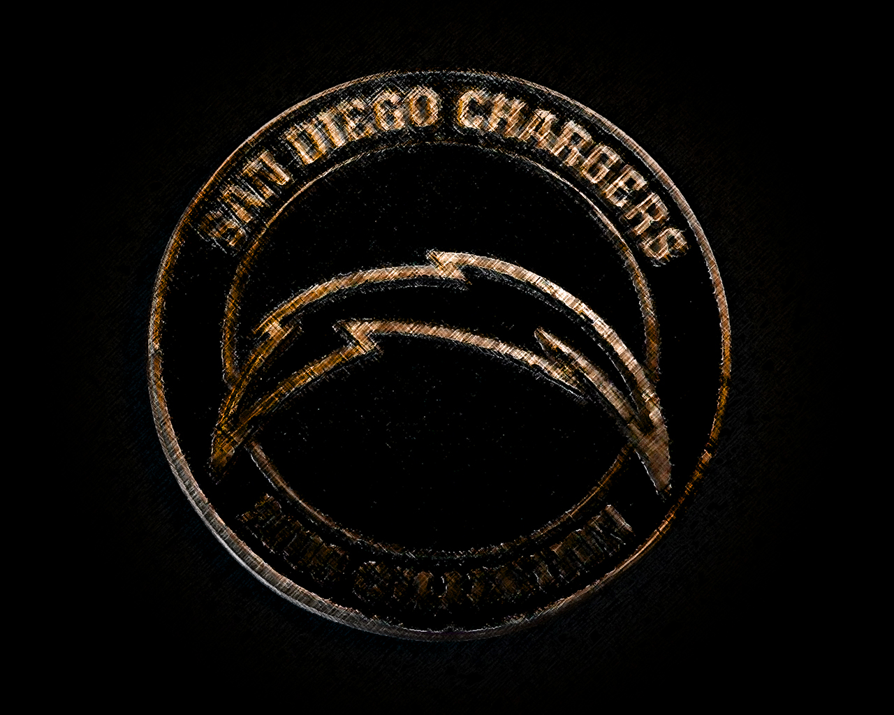 Chargers Circular Wallpaper I Made The Official San Diego