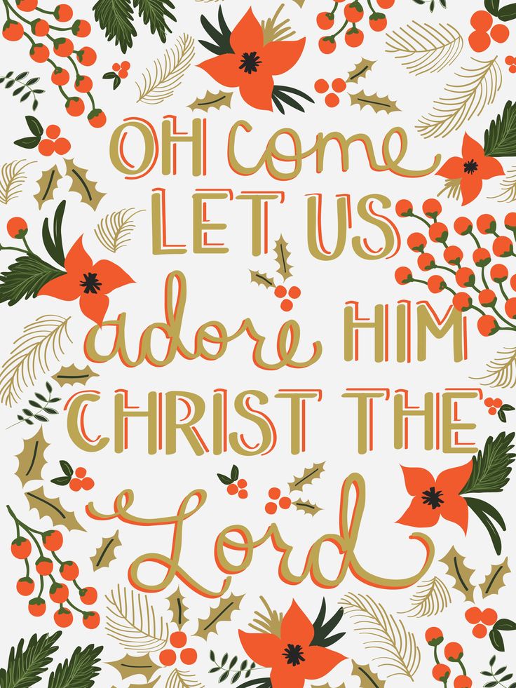 O E Let Us Adore Christmas Phone Background Jesus