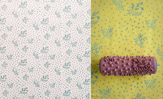 Free Patterned Paint Rollers Create Clic Wallpaper Via Free Patterned Paint Rollers