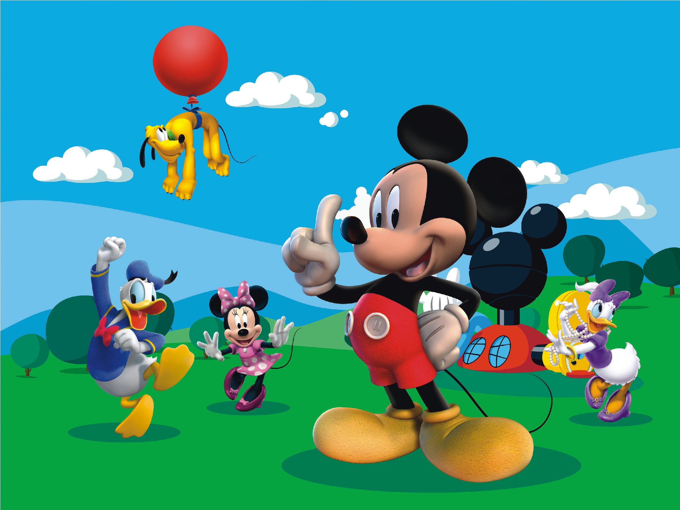 [45+] Mickey Mouse Clubhouse Wallpaper Border on WallpaperSafari