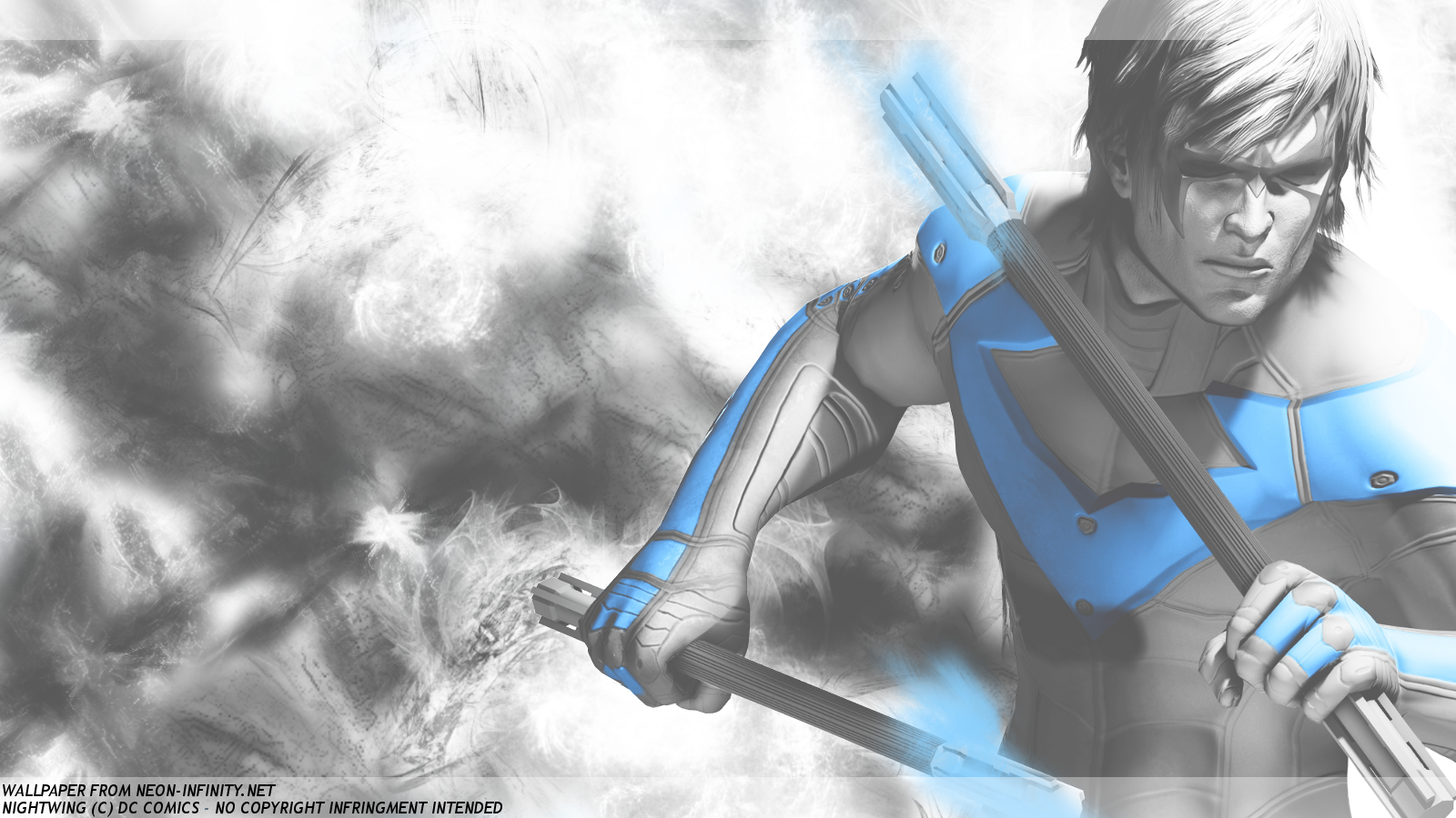 arkham city nightwing   hd wallpaper by underneonskies d59lt0upng 1600x900