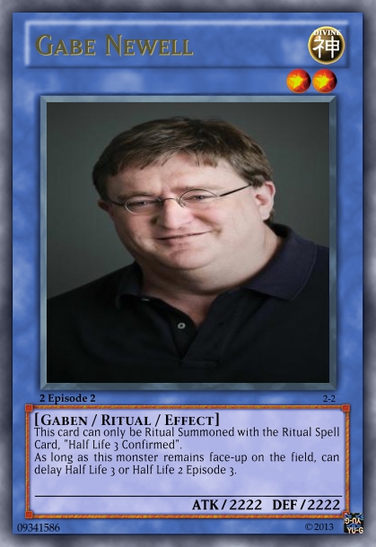 Free download Gabe Newell Wallpaper Gabe newell as a yugioh card ...