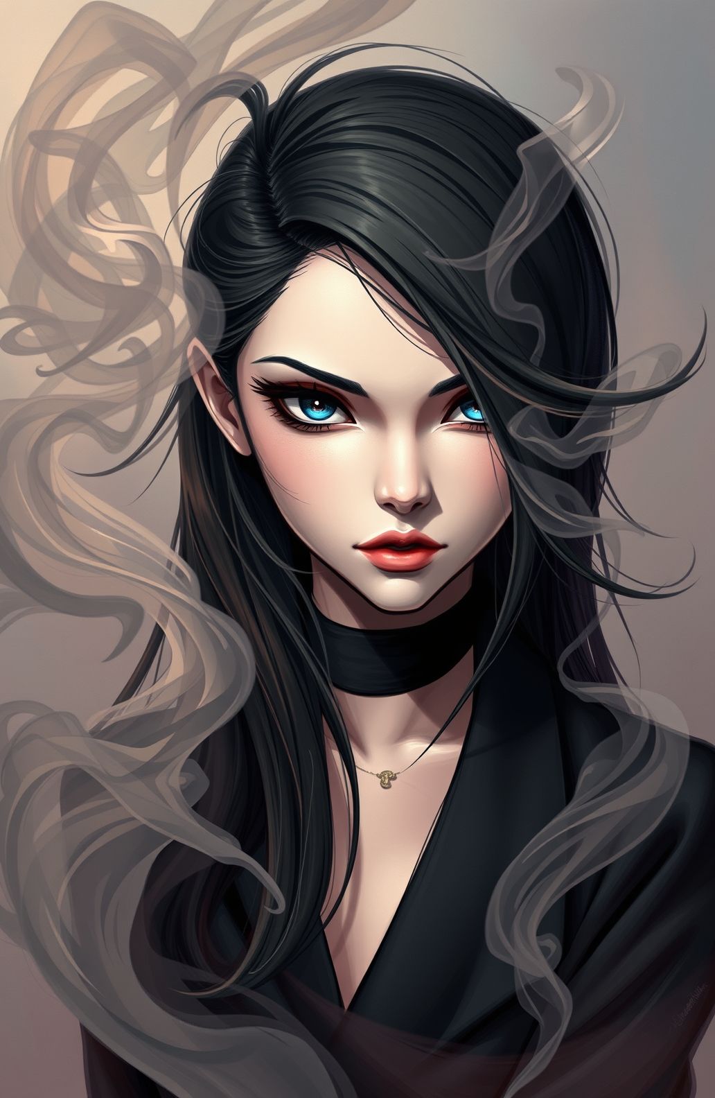 Girl Smoking Wallpaper