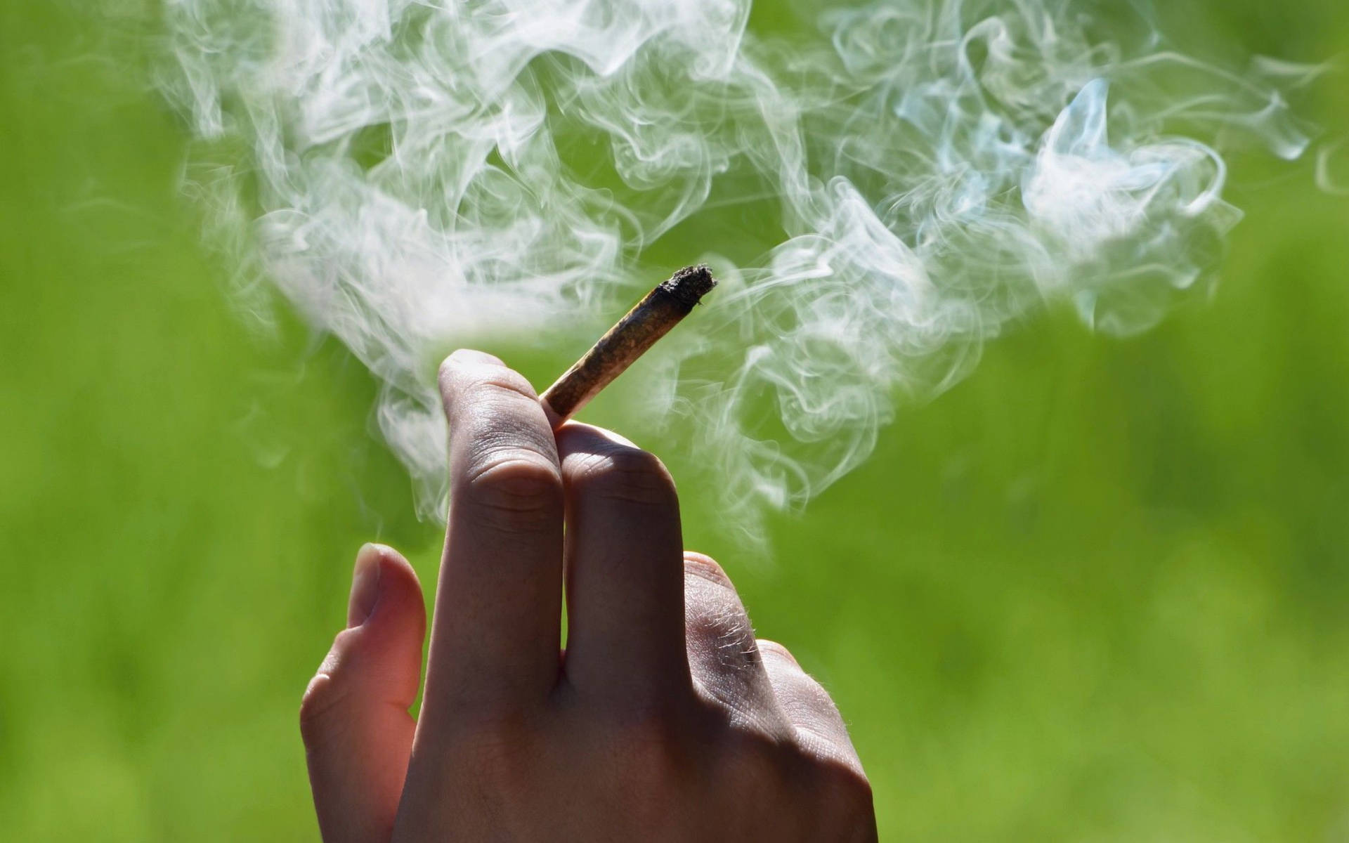 Smoking Weed Wallpaper