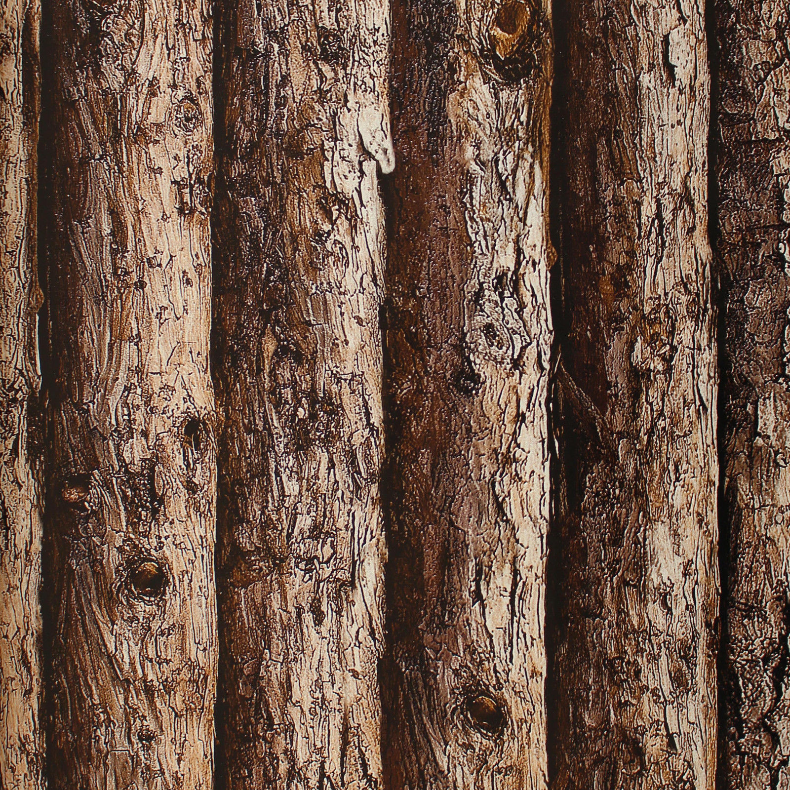 Wood Tree Vinyl 3d Wallpaper Thick Embossed Textured Not