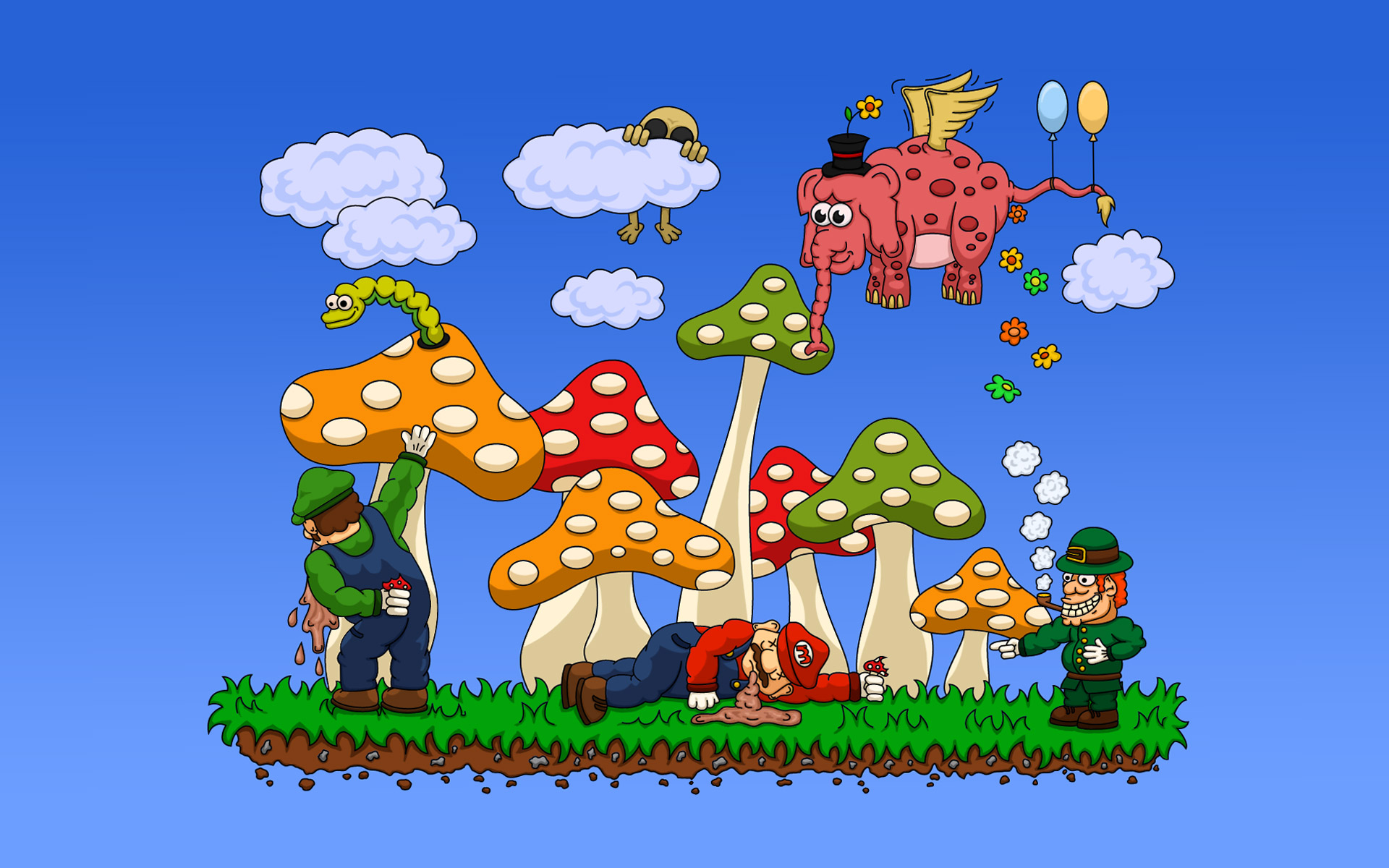 Super Mario Land Covers Wallpaper HD