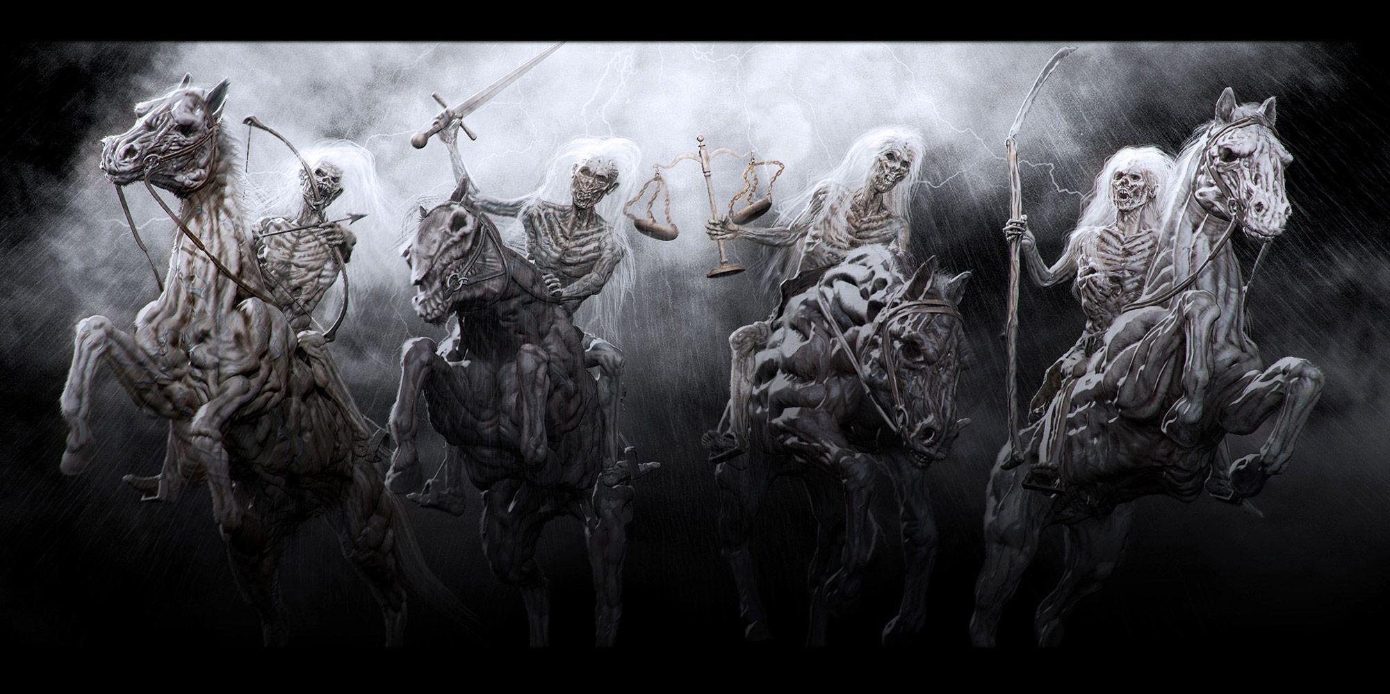 The Four Horsemen Of Apocalypse Wallpaper