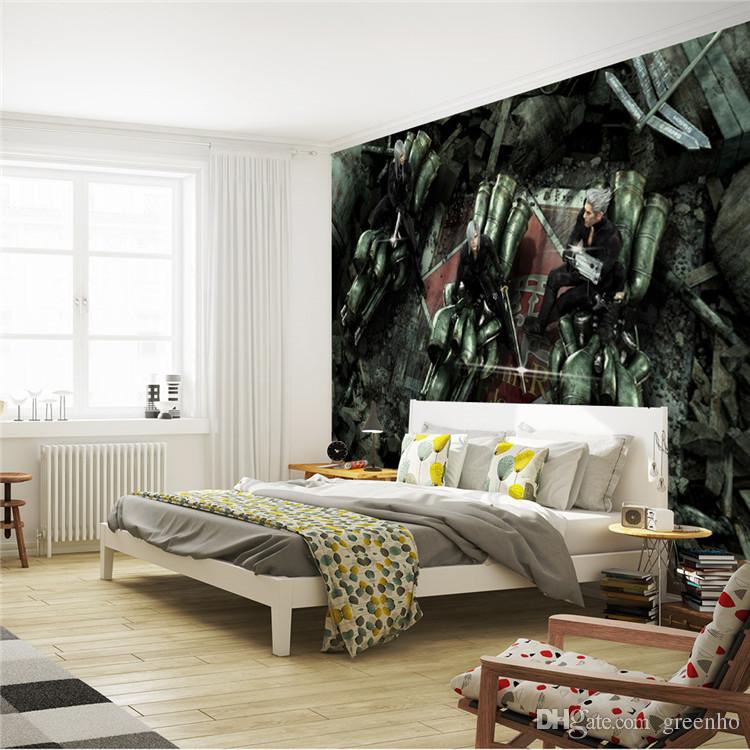 Gaming Wallpaper For Walls Furniture Bedroom Room Bed Interior