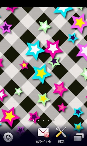 View bigger   cute Colorful star wallpaper for Android screenshot