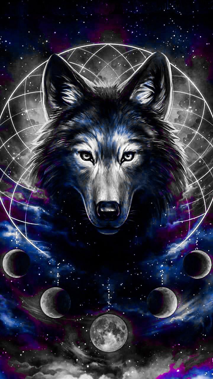 Wolf Drawing Wallpaper By Wildwolf0524 Fe On