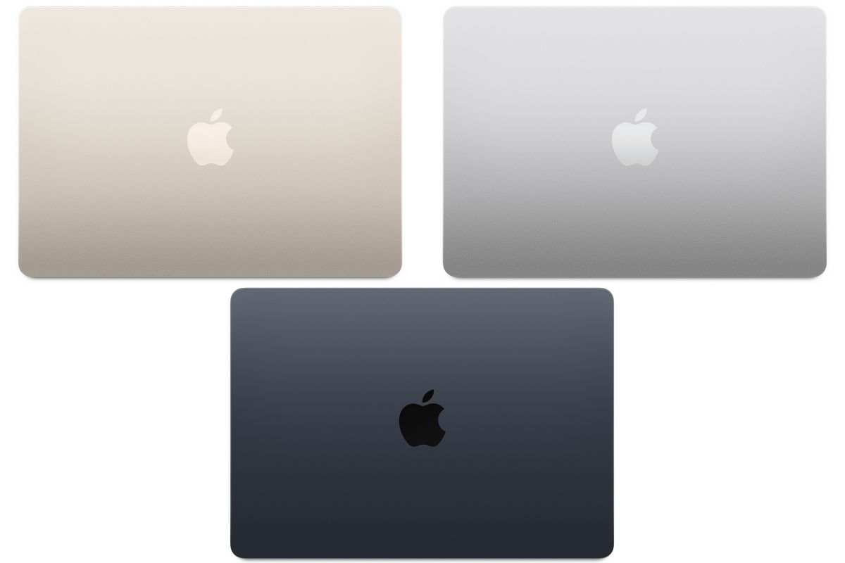 Macbook Air In Three Colors Wallpaper