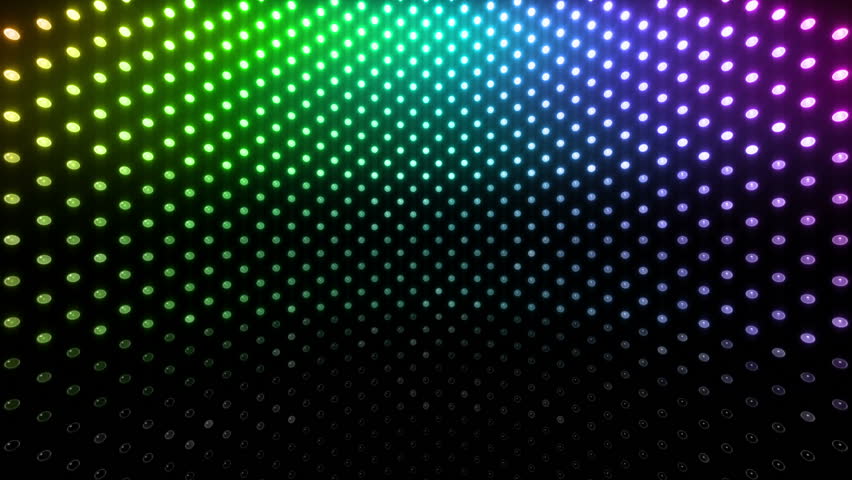 Led Lights Effect Background Loop Stock Footage Video
