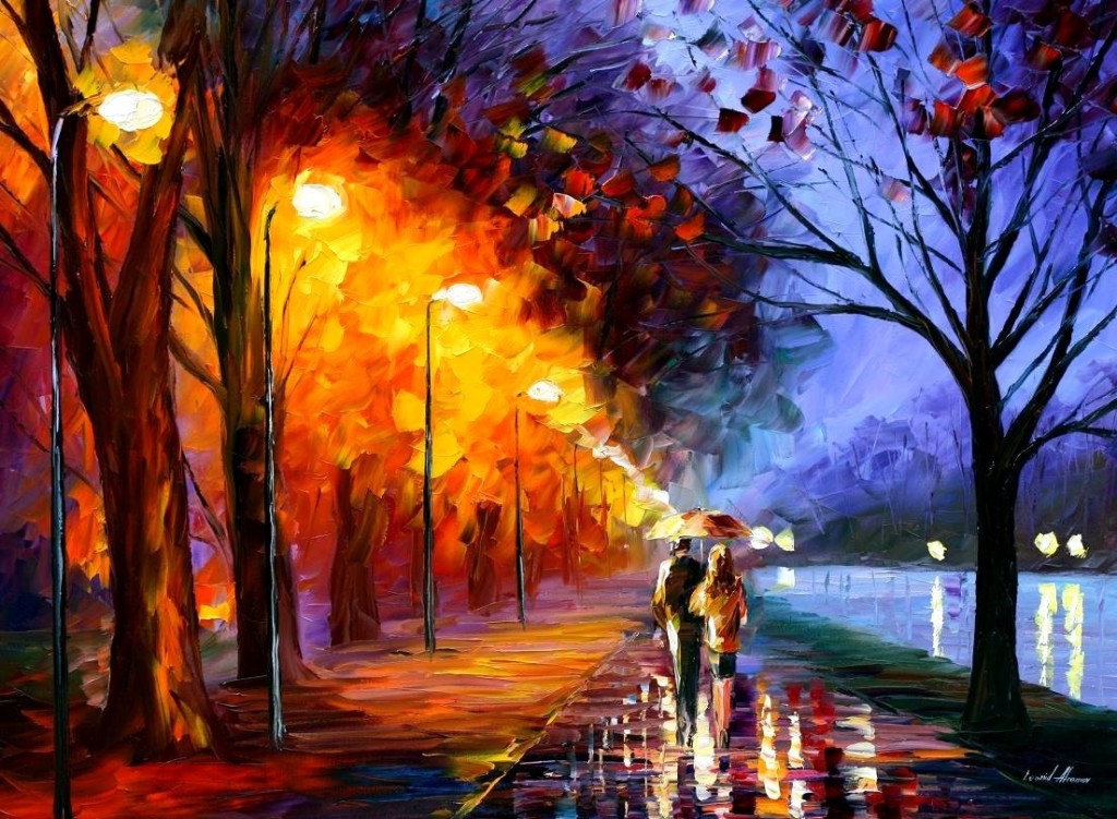 Abstract Paintings Of Love Background Wallpaper I HD Image