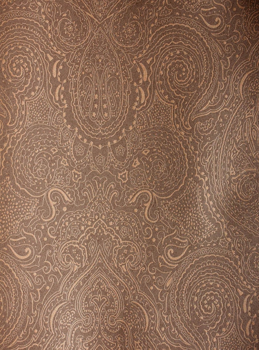 Vaujours Paisley Wallpaper A Design In Copper On Brown