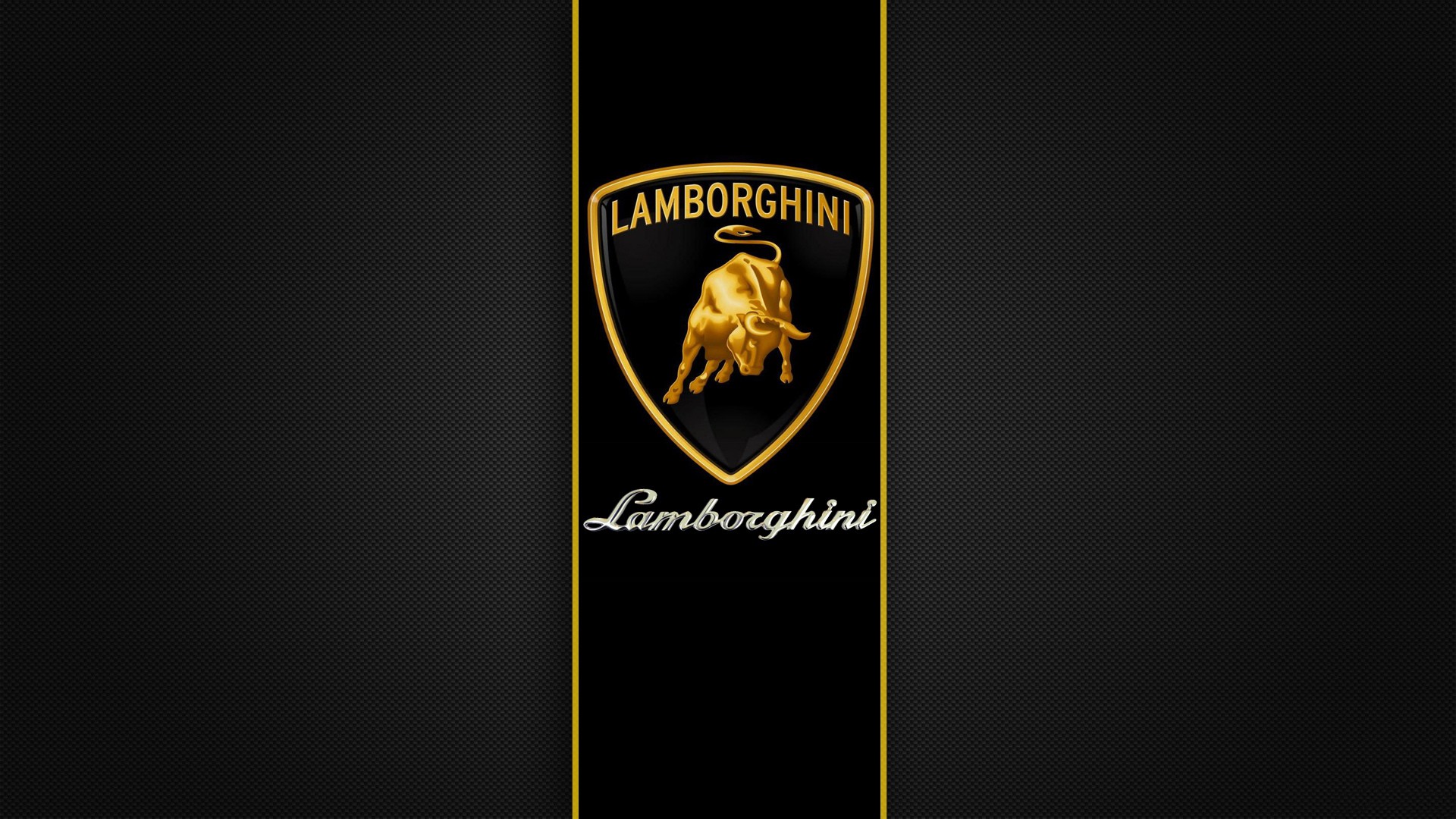 Car Black Lambhini Logo Wallpaper HD With
