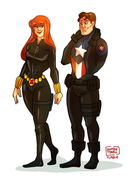 Captain America Mcu James Bucky Barnes X Natasha